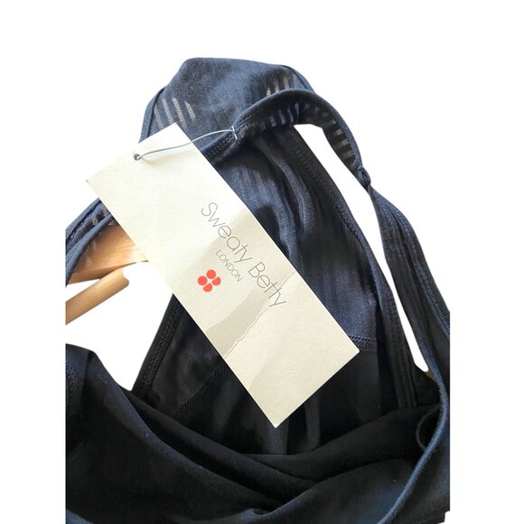 Sweaty Betty Breathe Easy Running Tank Top Black Size M NWT Workout Gym Athletic - Picture 3 of 14